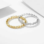 Round Rhombus Eternity Band - Aventus