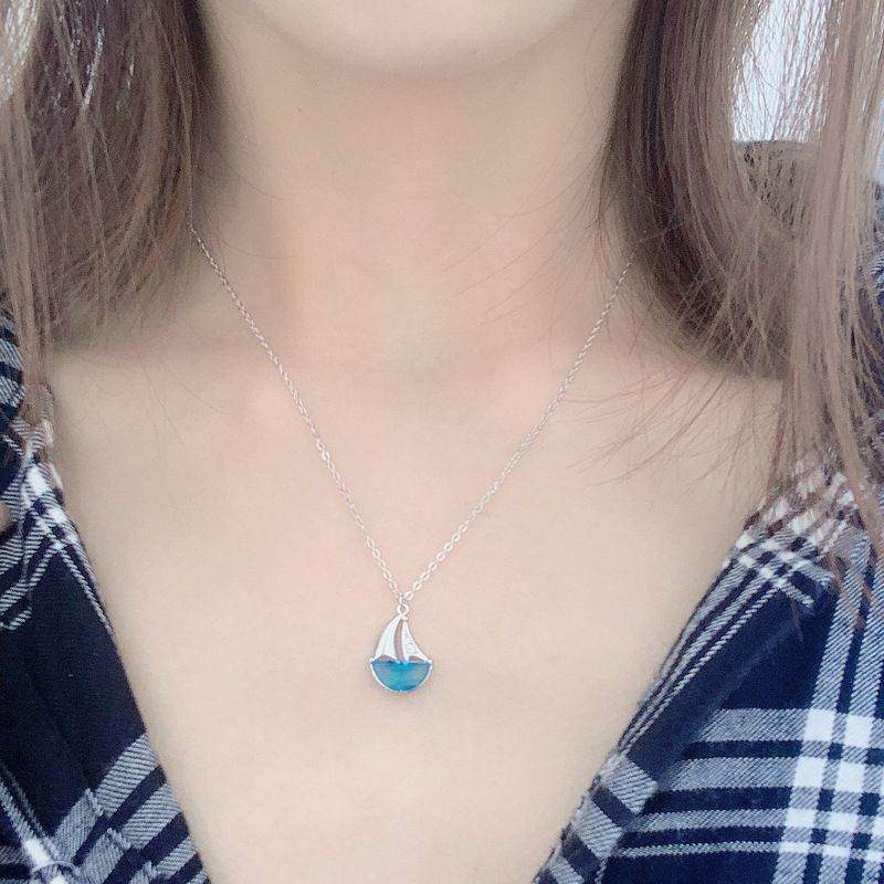 Sailboat Necklace - Aventus