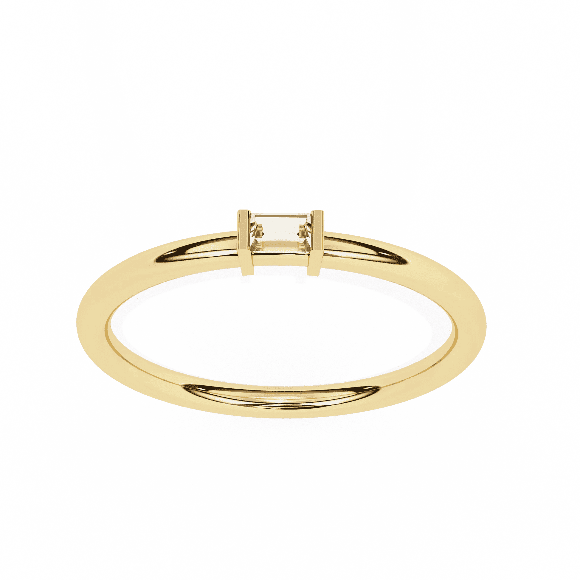 Shattering Convention Moissanite Diamond Ring - Aventus