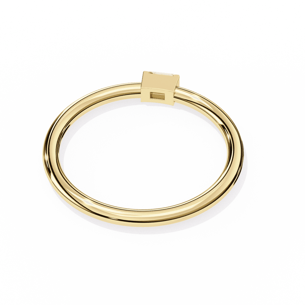 Shattering Convention Moissanite Diamond Ring - Aventus