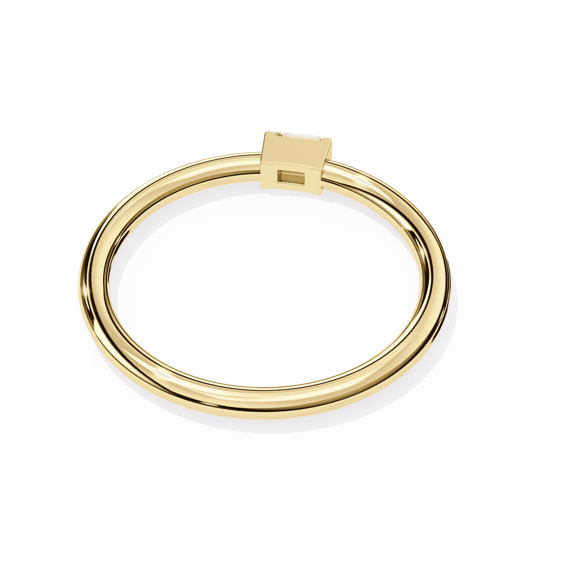 Shattering Convention Moissanite Diamond Ring - Aventus