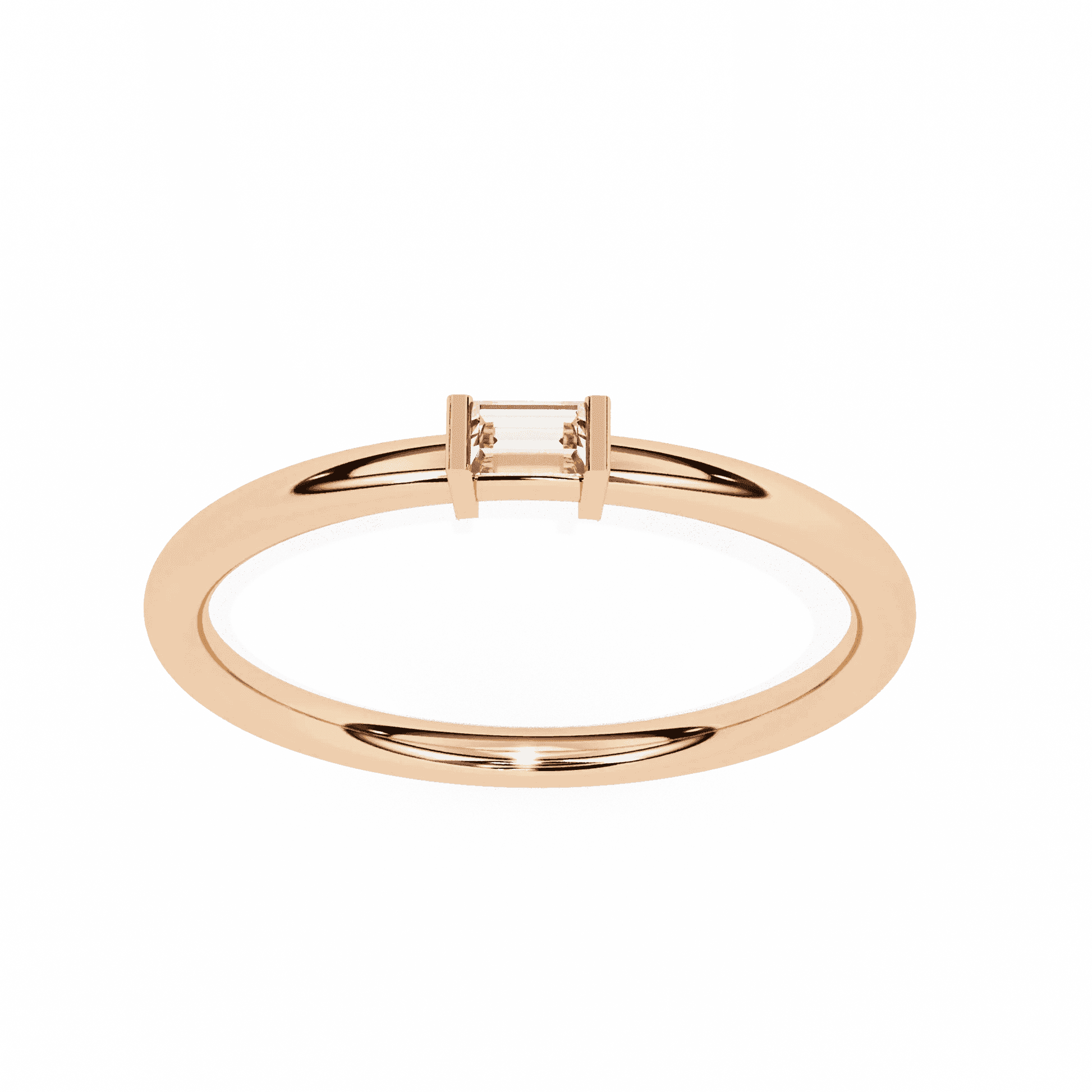 Shattering Convention Moissanite Diamond Ring - Aventus