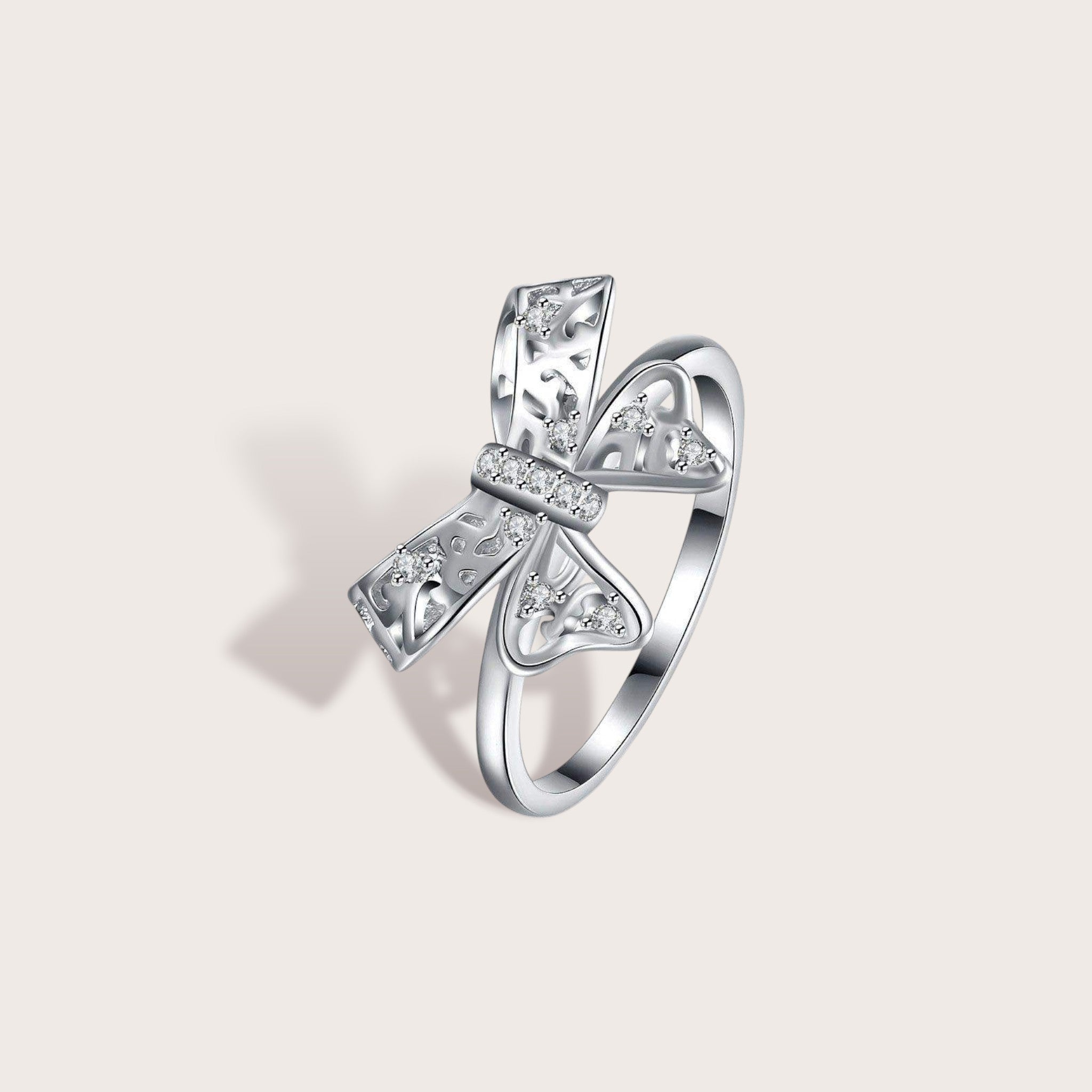 Silver Bow Ring