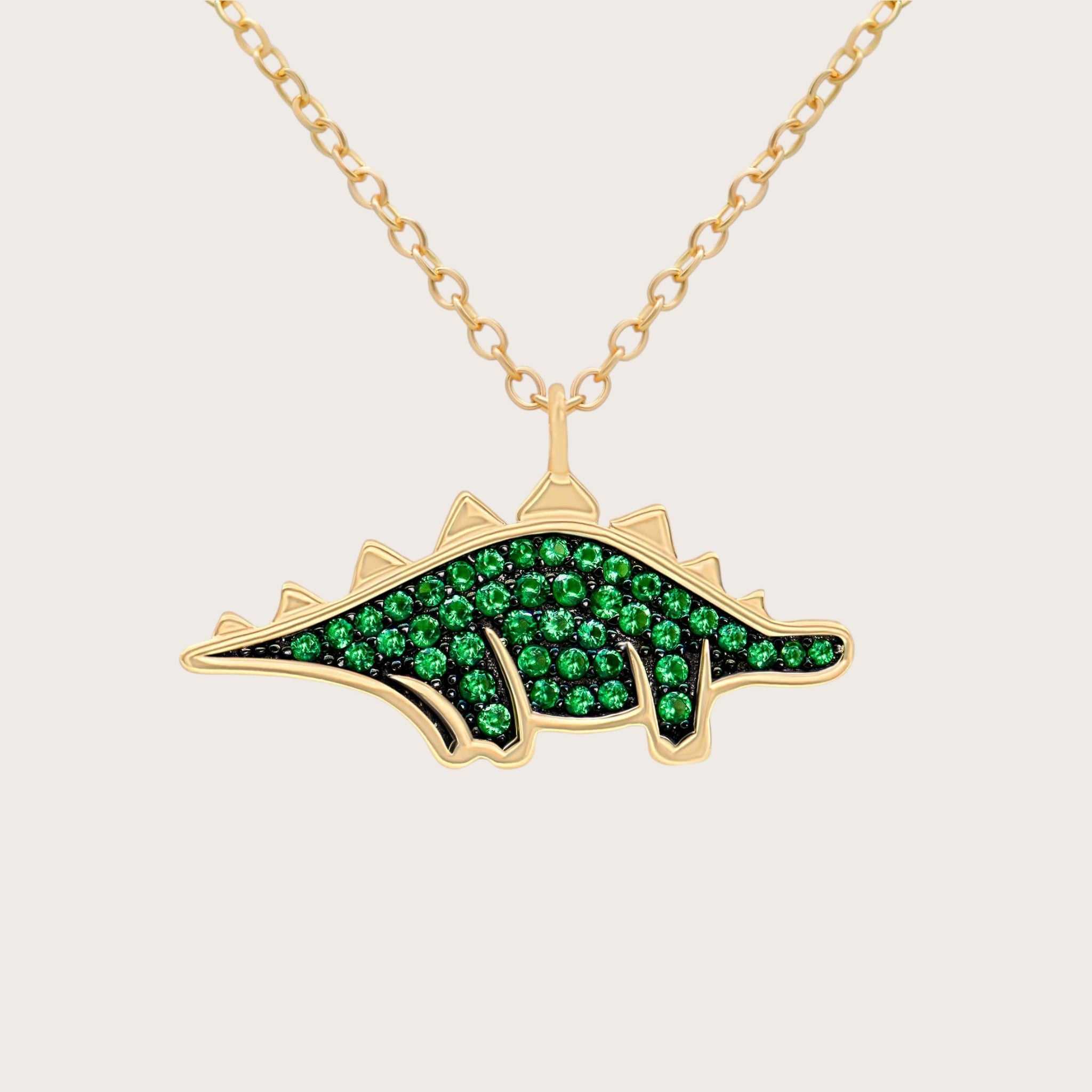 Stegosaurus Pendant Necklace