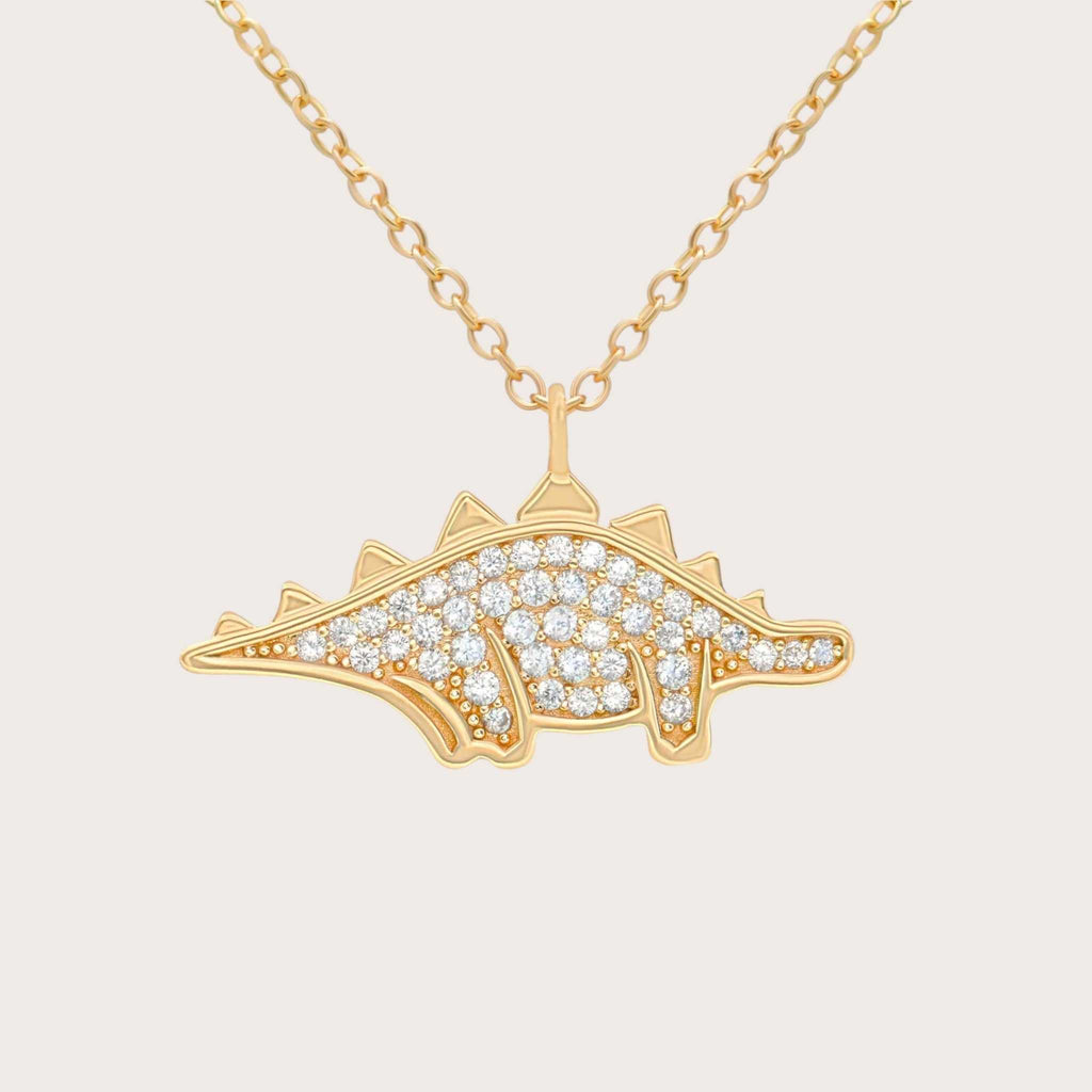 Stegosaurus Pendant Necklace