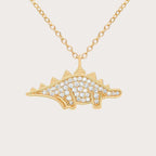 Stegosaurus Pendant Necklace