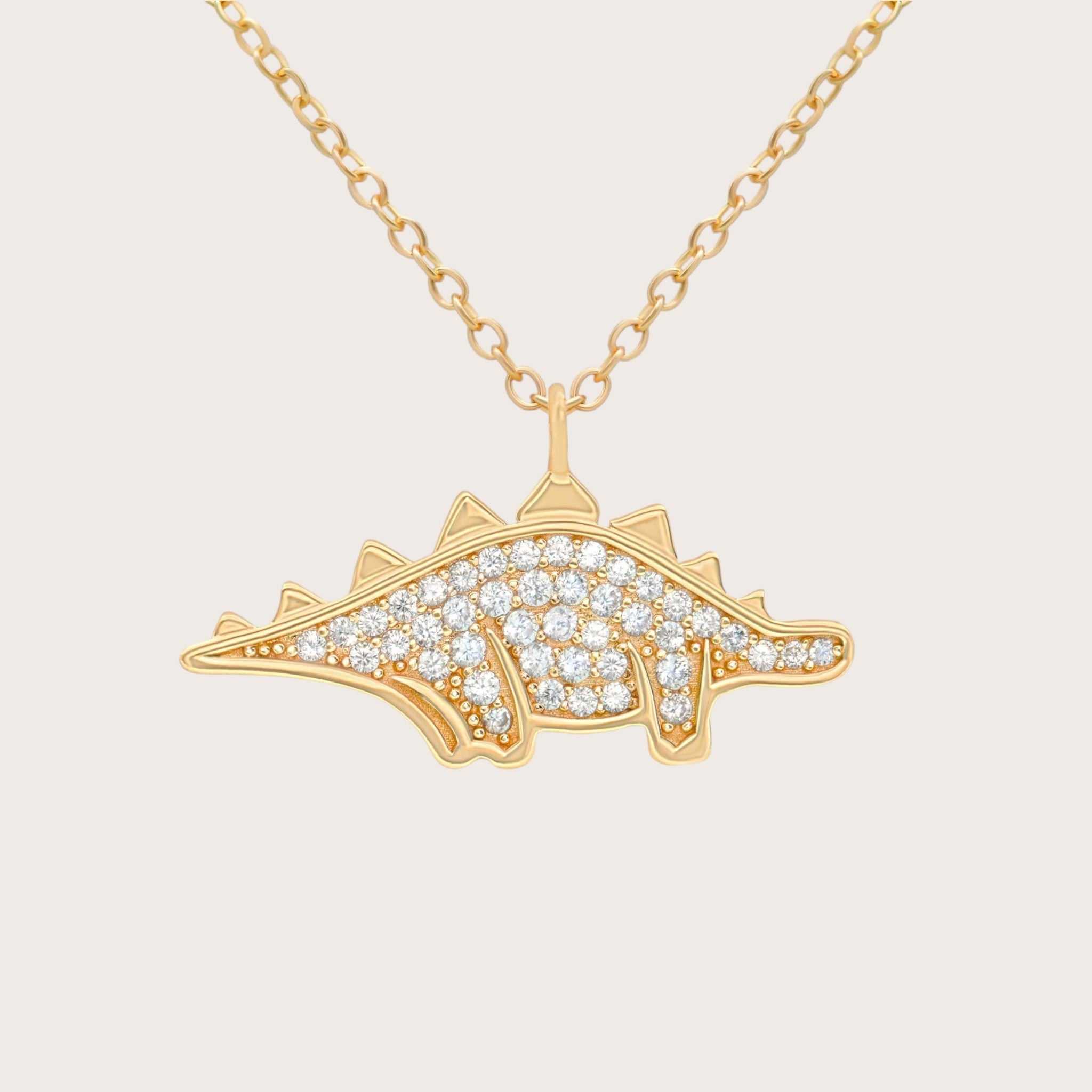 Stegosaurus Pendant Necklace