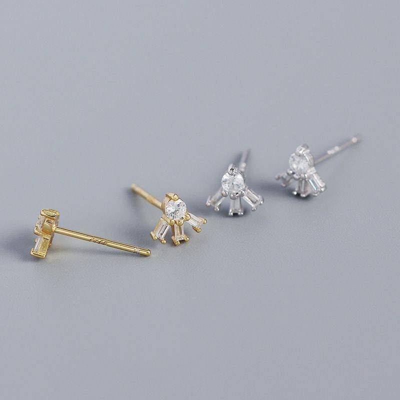 Sunshine Gemmed Stud Earrings - Aventus