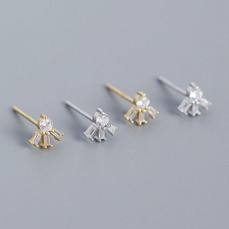 Sunshine Gemmed Stud Earrings - Aventus