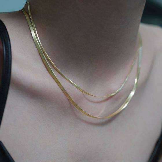 Thin Gear Chain Necklace - Aventus