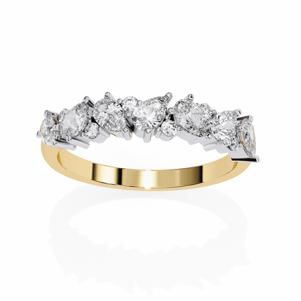 Thorn Edgy Botanical Moissanite Diamond Ring - Aventus