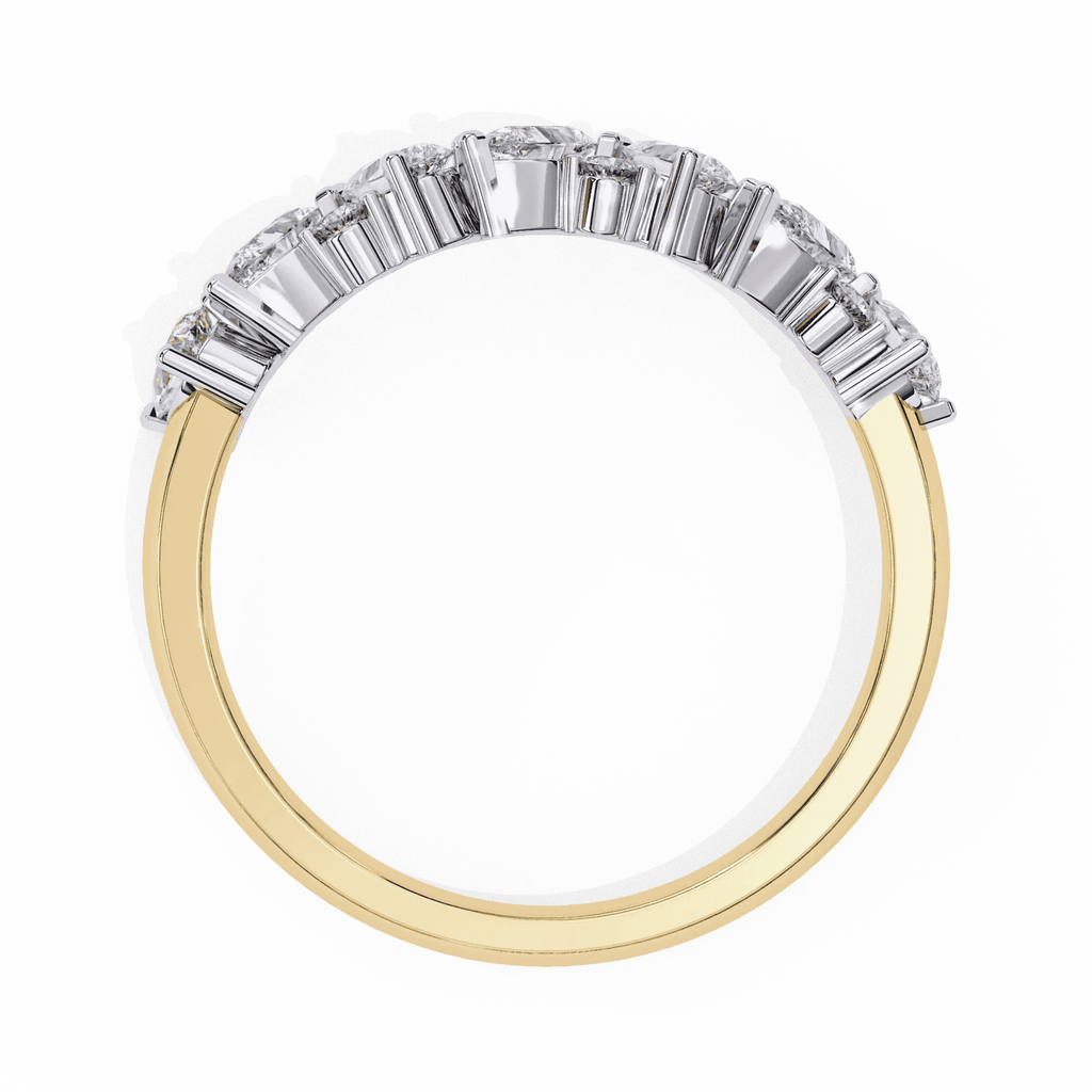 Thorn Edgy Botanical Moissanite Diamond Ring - Aventus