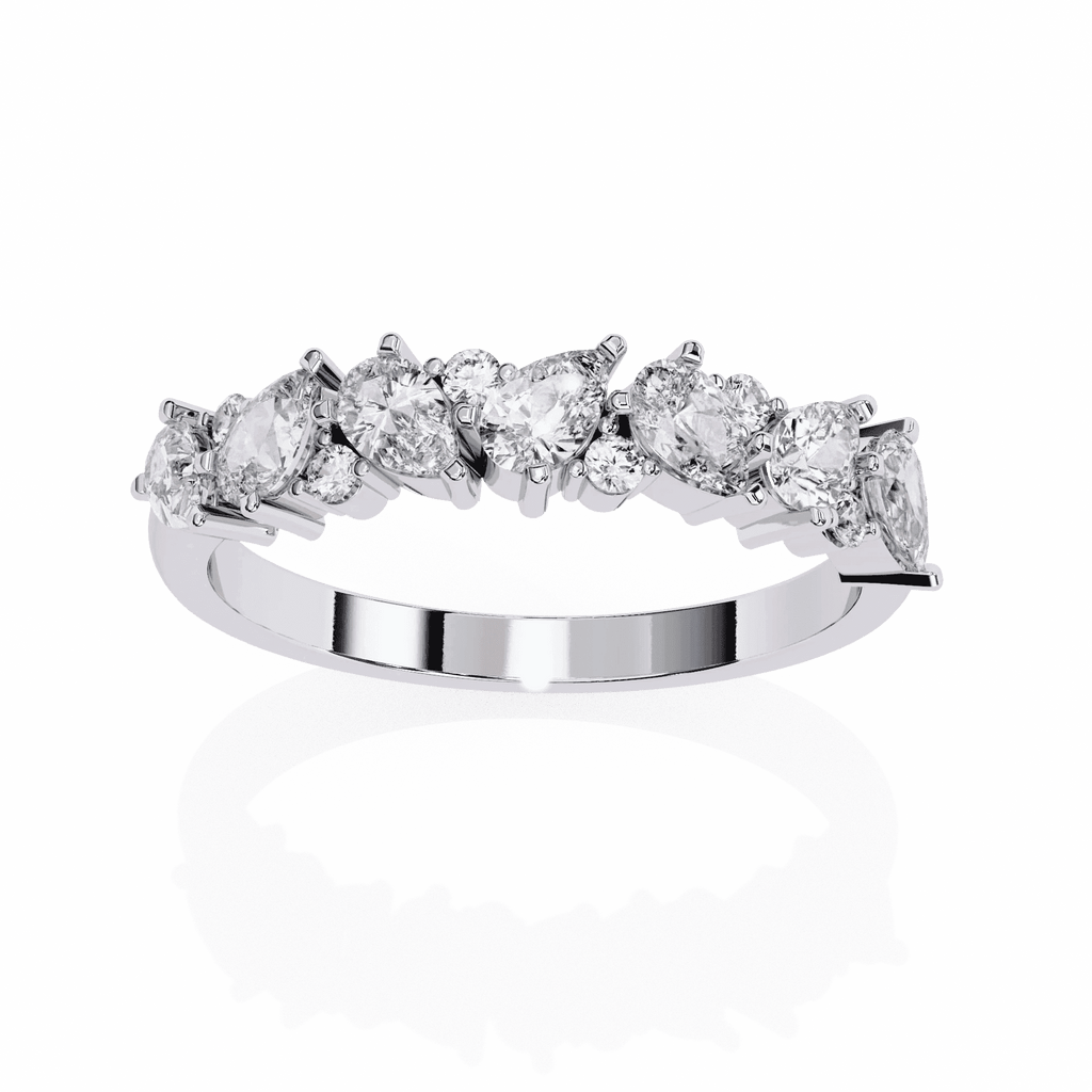 Thorn Edgy Botanical Moissanite Diamond Ring - Aventus