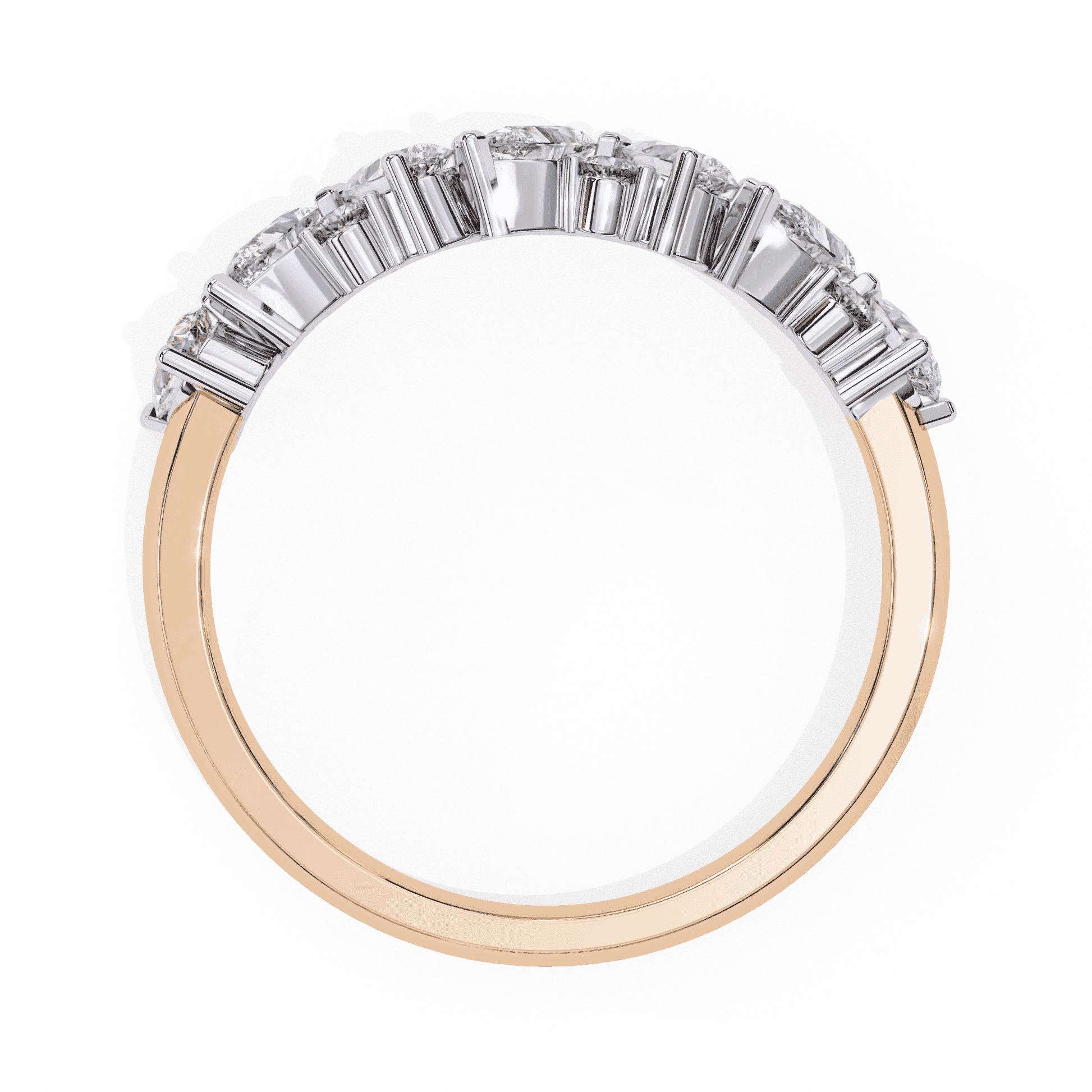 Thorn Edgy Botanical Moissanite Diamond Ring - Aventus