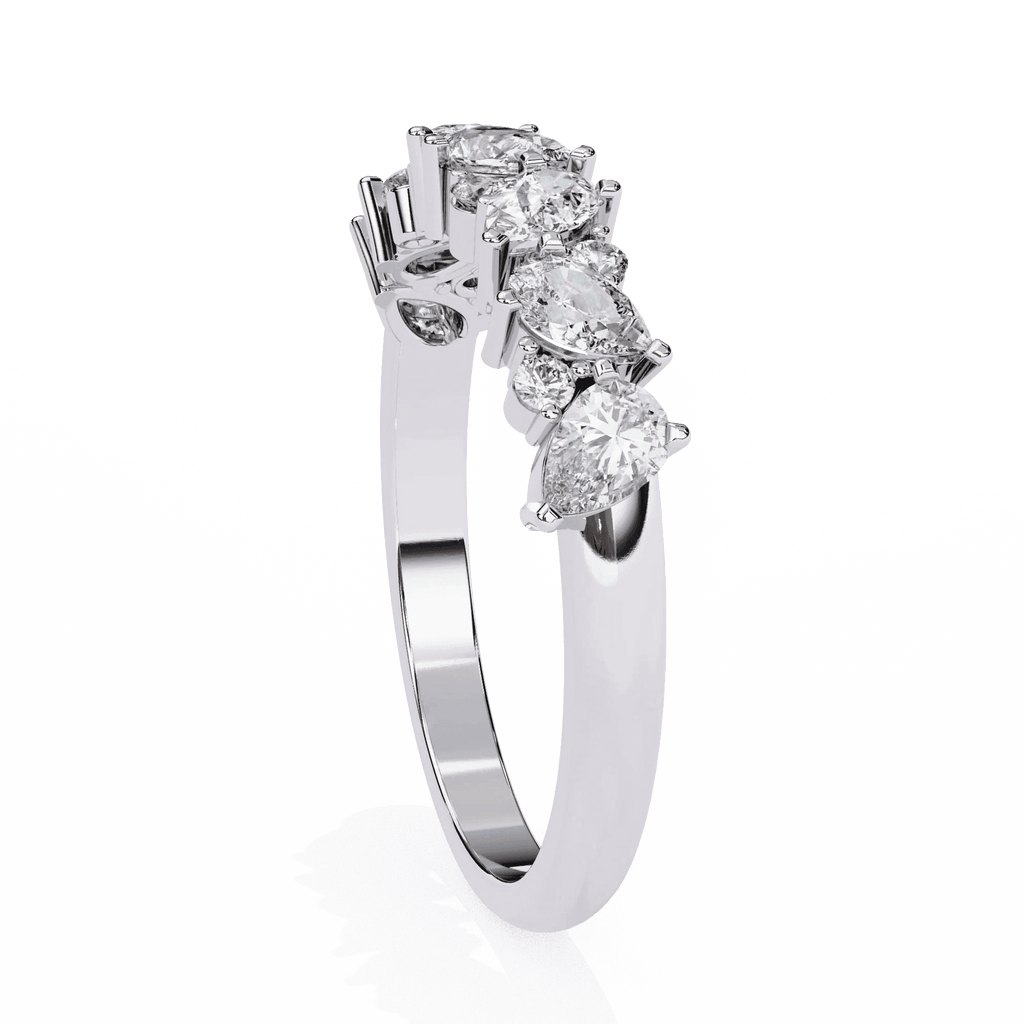 Thorn Edgy Botanical Moissanite Diamond Ring - Aventus