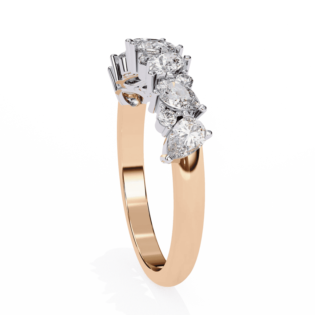 Thorn Edgy Botanical Moissanite Diamond Ring - Aventus