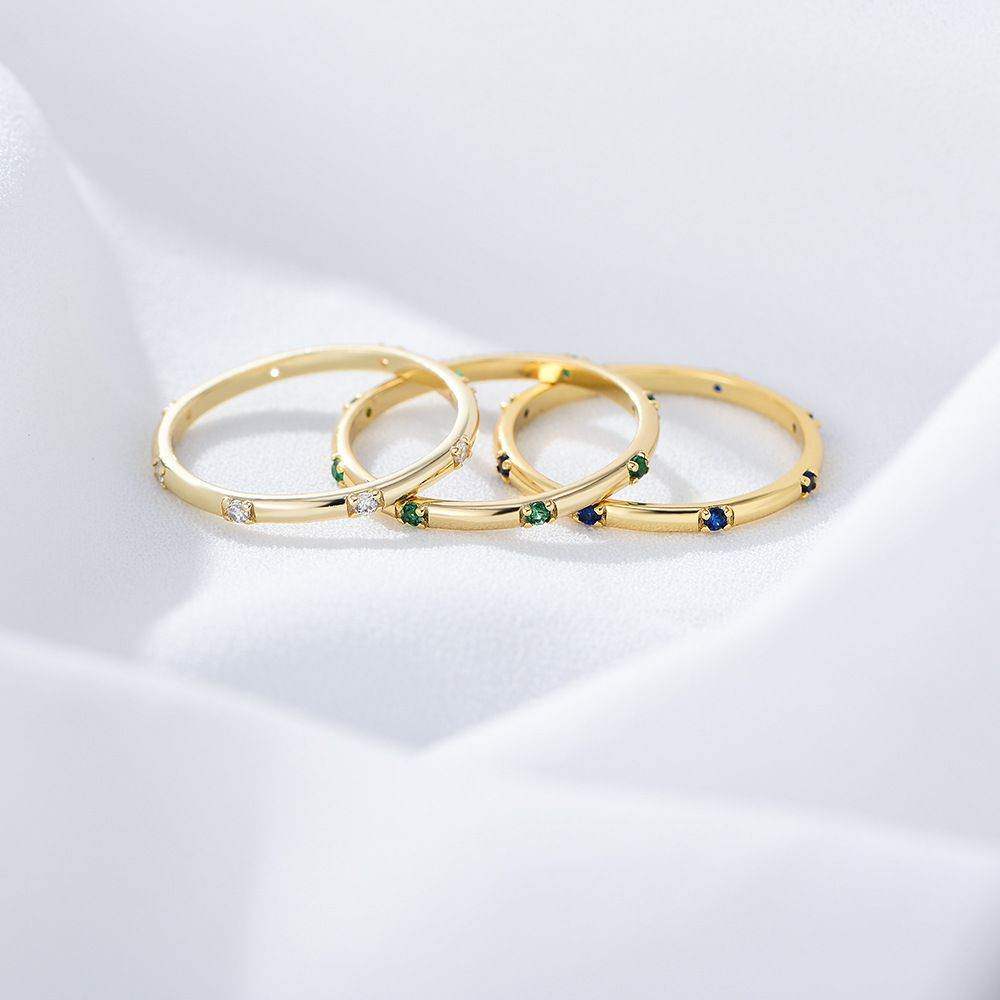 Tricolor Elegance Ring - Aventus