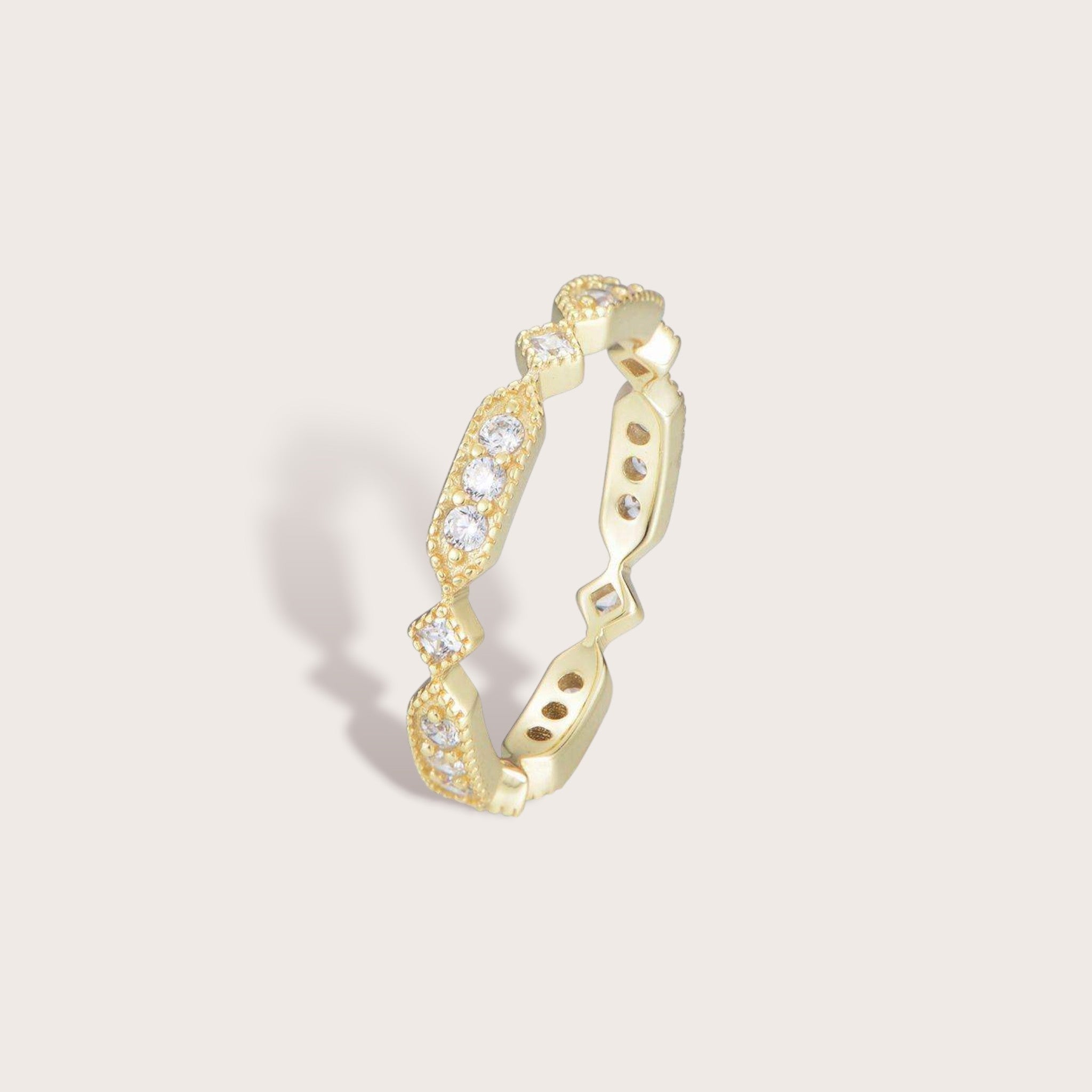 Triple Stoned Eternity Ring