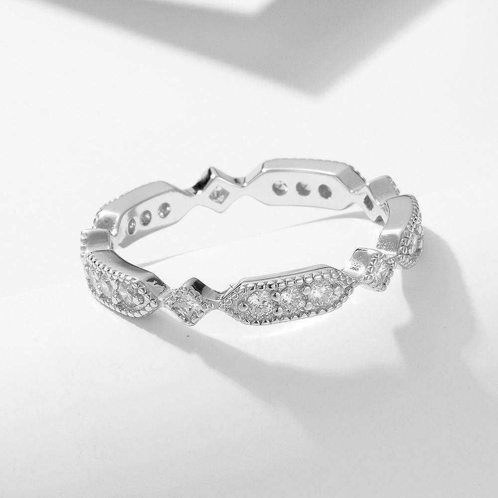 Triple Stoned Eternity Ring - Aventus