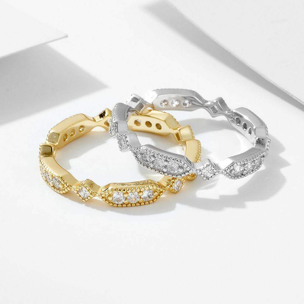 Triple Stoned Eternity Ring - Aventus