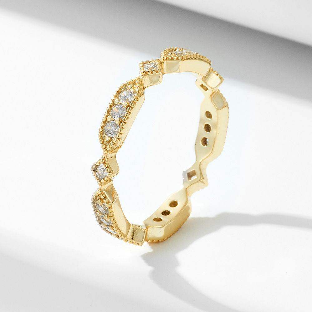 Triple Stoned Eternity Ring - Aventus