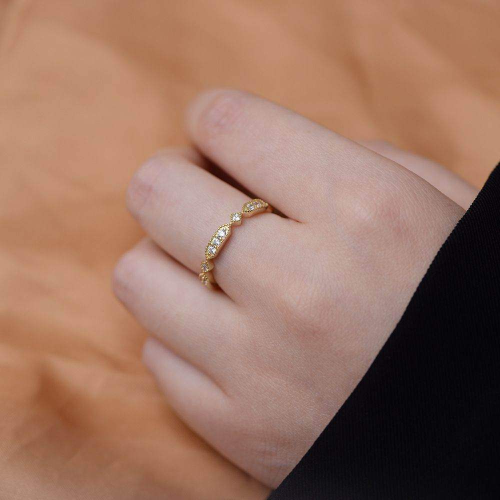 Triple Stoned Eternity Ring - Aventus