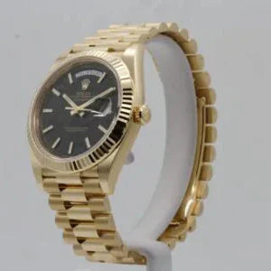Day-Date 41 /36 mm Black Dial 228238