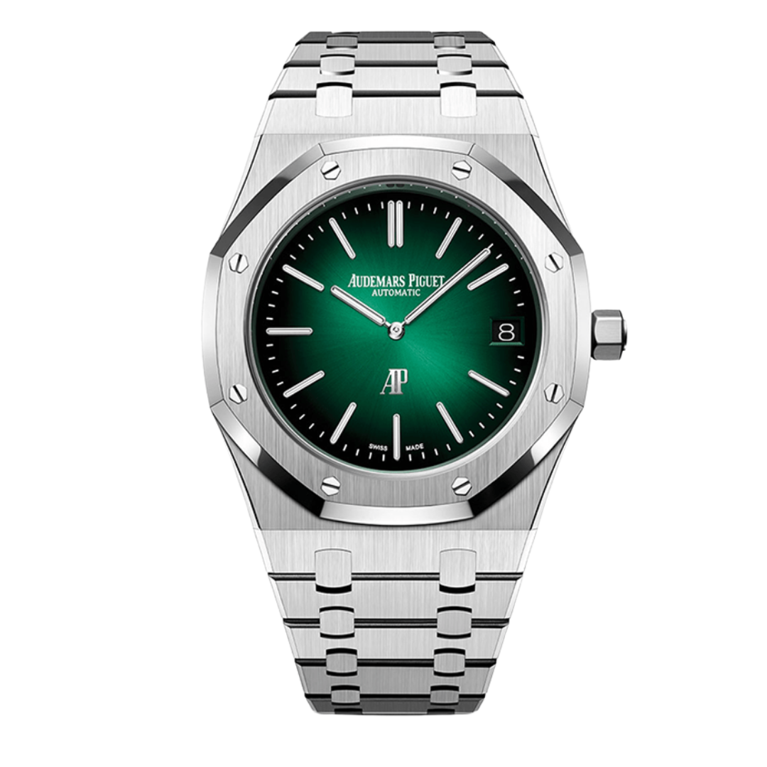 Royal Oak Smoked Green DIal 15202PT.OO.1240PT.01