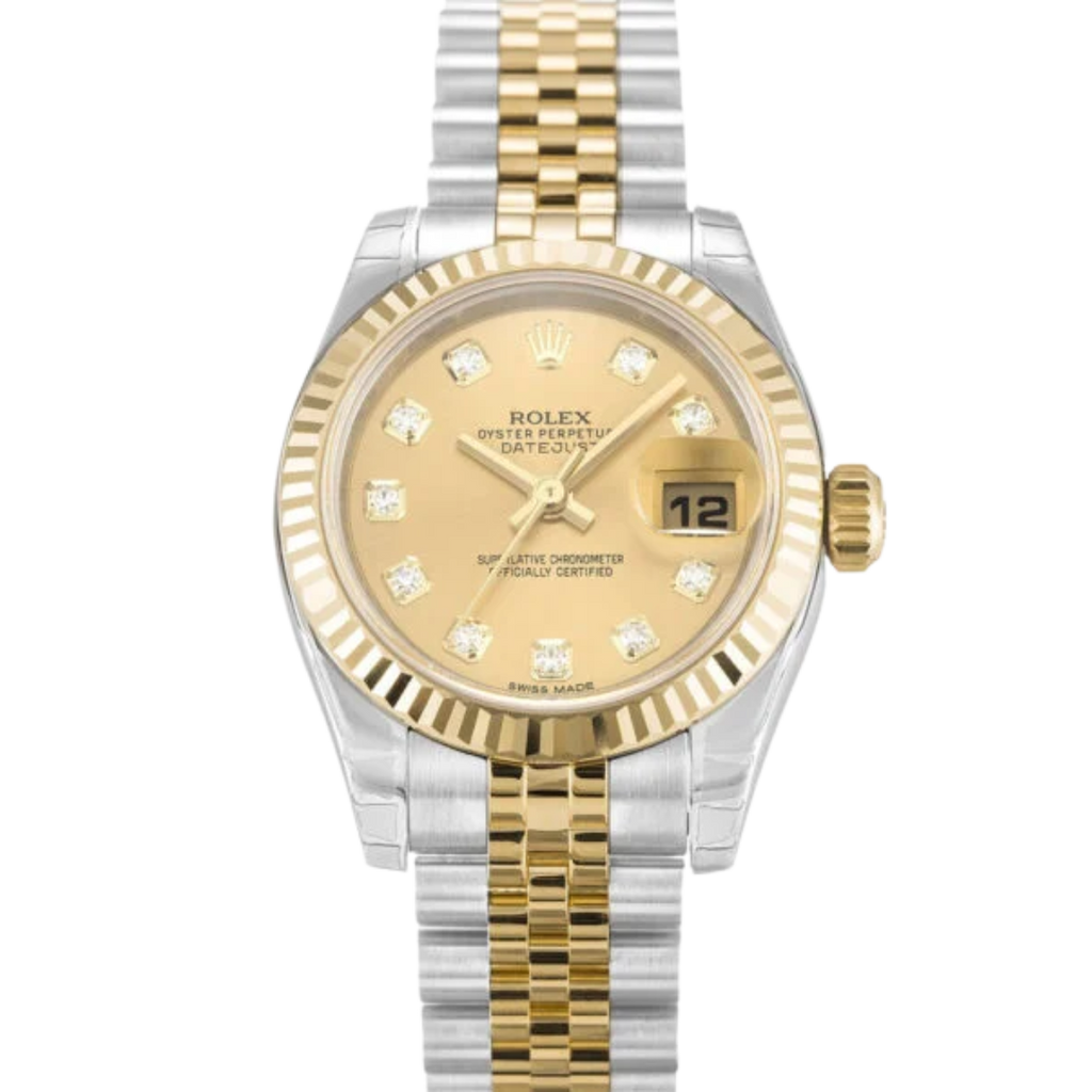 Lady-Datejust 26mm Champagne Dial 179173-2