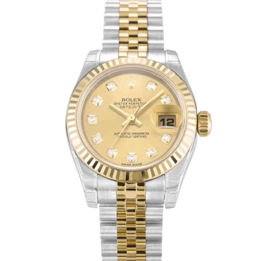 Lady-Datejust 26mm Champagne Dial 179173-2