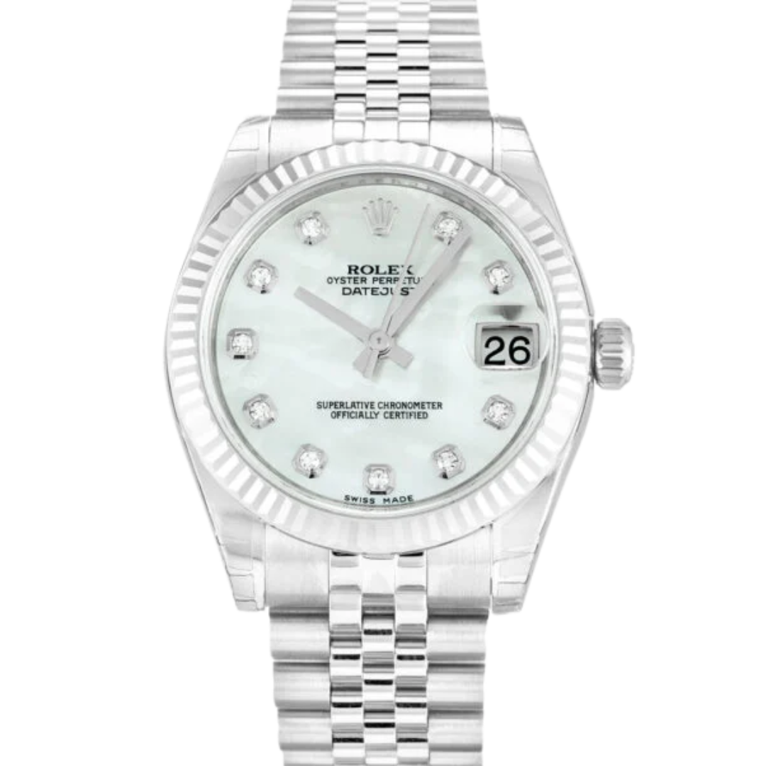 Datejust Mother of Pearl – White Dial 178274