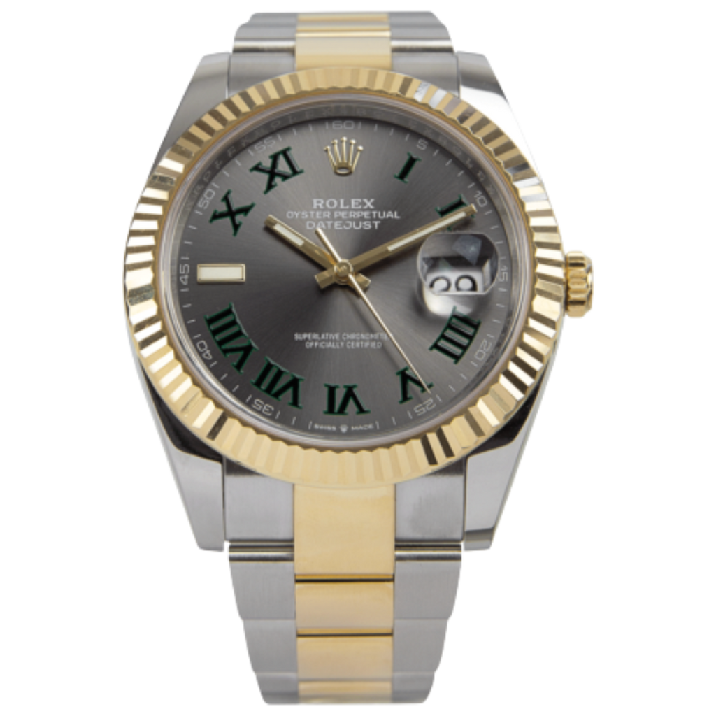 Datejust II 41 / 36mm Rhodium Dial 126333 “Wimbledon” Two-Tone Oyster