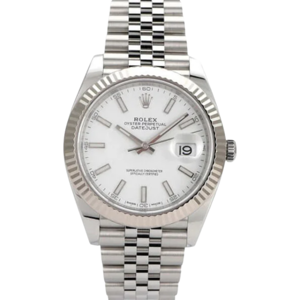 Datejust II 41 / 36mm White Dial 126334 Jubilee Flutted