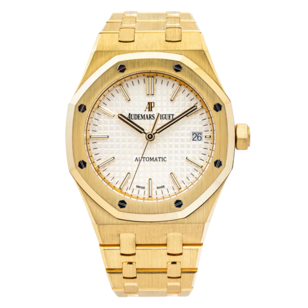 Royal Oak White Dial 15450BA