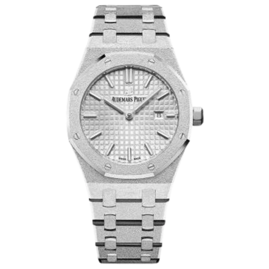 Royal Oak Frosted White Dial 15454BC.GG.1259BC.01