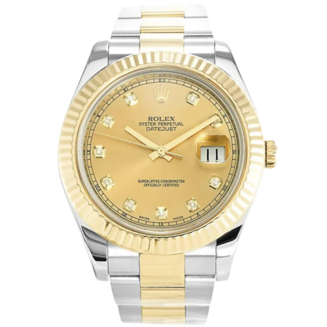 Datejust II 41 / 36mm Gold Dial 116333