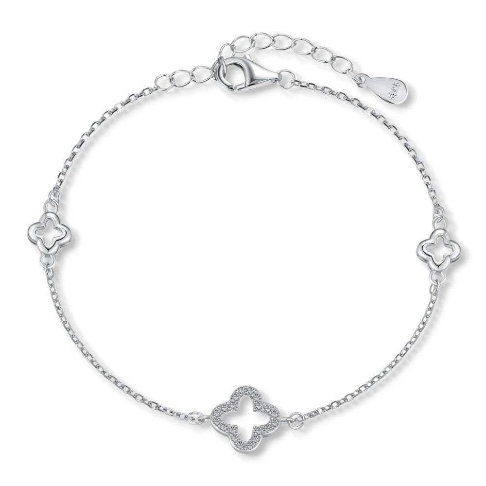 Clover Trio Charm Bracelet - Aventus