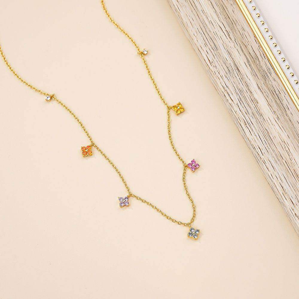 Whimsical Clover Necklace - Aventus