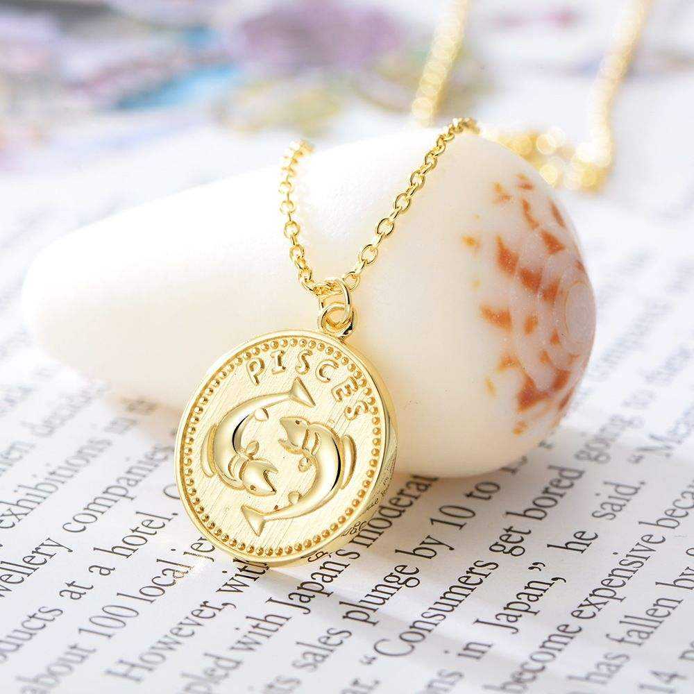 Zodiac Sign Necklace - Aventus